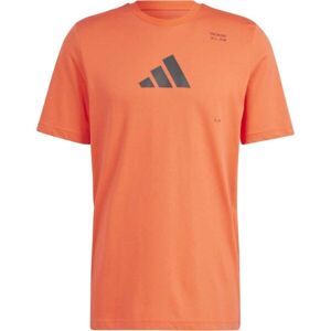adidas M TRAINING CAT G T Pánské sportovní triko, oranžová, velikost