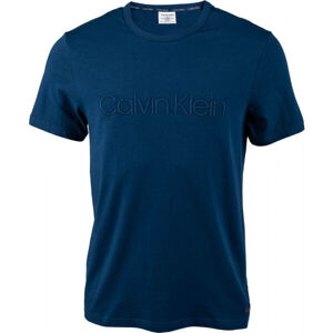 Calvin Klein S/S CREW NECK Pánské tričko, tmavě modrá, velikost L