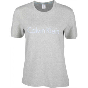 Calvin Klein S/S CREW NECK Pánské tričko, šedá, veľkosť S