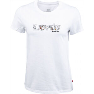 Levi's CORE THE PERFECT TEE Dámské tričko, bílá, veľkosť M