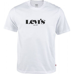 Levi's SS RELAXED FIT TEE Pánské tričko, Bílá,Černá, velikost M