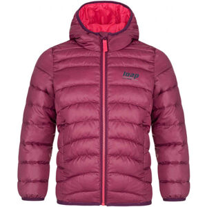 Loap INOY Dětská zimní bunda, růžová, velikost 134-140