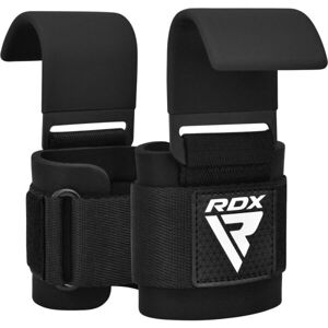 RDX GYM HOOK STRAP Popruhy s háčky, černá, velikost