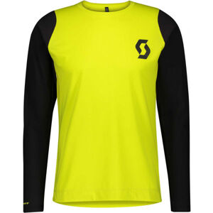 Scott TRAIL PREGRESSIVE Cyklistické triko, žlutá, velikost M