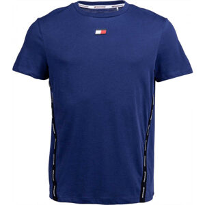Tommy Hilfiger TAPE TOP Pánské tričko, tmavě modrá, veľkosť S